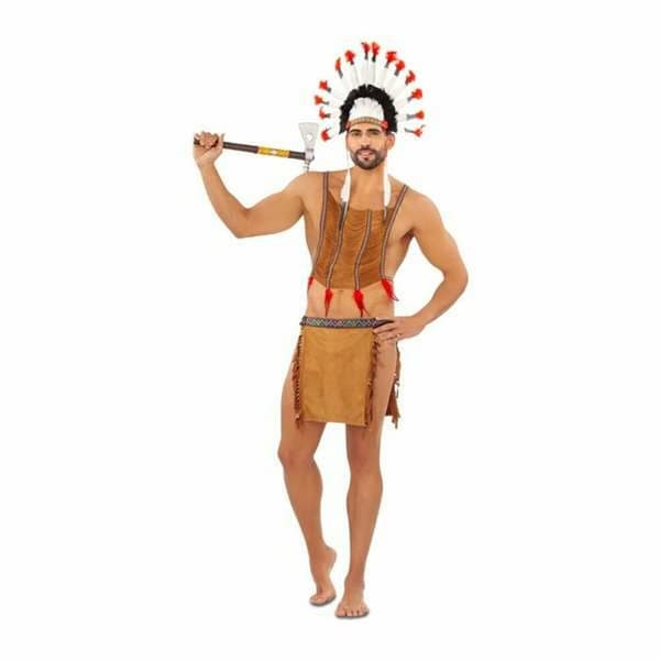 Kostyme voksne My Other Me Amerikanske indianere Kriger - M/L