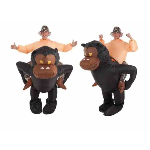 Kostyme voksne Gorilla M/L (4 Deler)