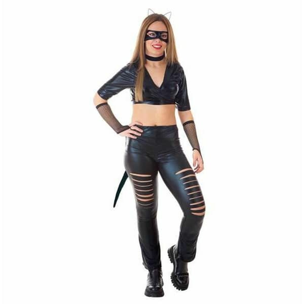 Kostyme voksne Cat Woman (3 Deler) - M