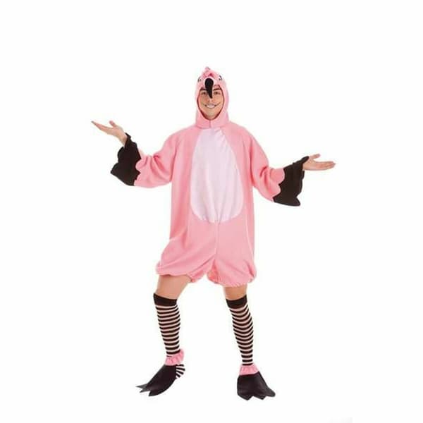 Kostyme voksne     Rosa flamingo (4 Deler) - L