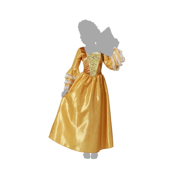 Kostyme voksne Gyllen Hoffkvinne Dame - M/L