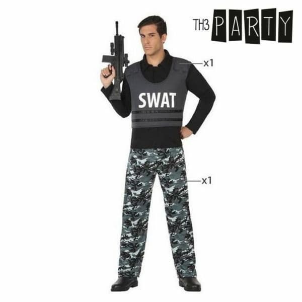 Aikuisten asut Swat-poliisi - M/L