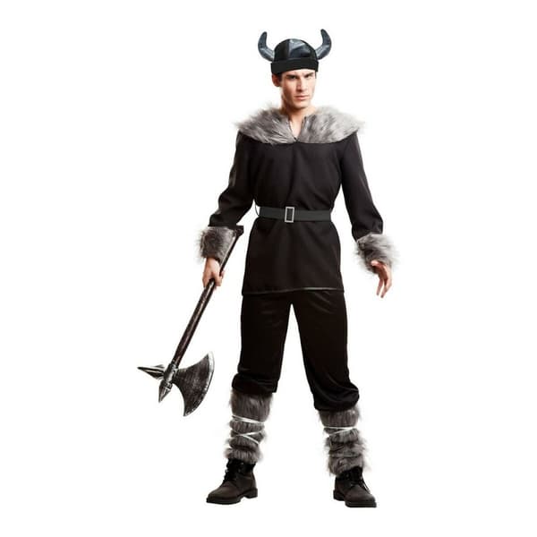 Aikuisten asut My Other Me Vikingo Musta S