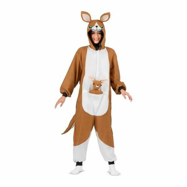 Aikuisten asut My Other Me 3 Kappaletta Kenguru Ruskea - L/XL/XXL