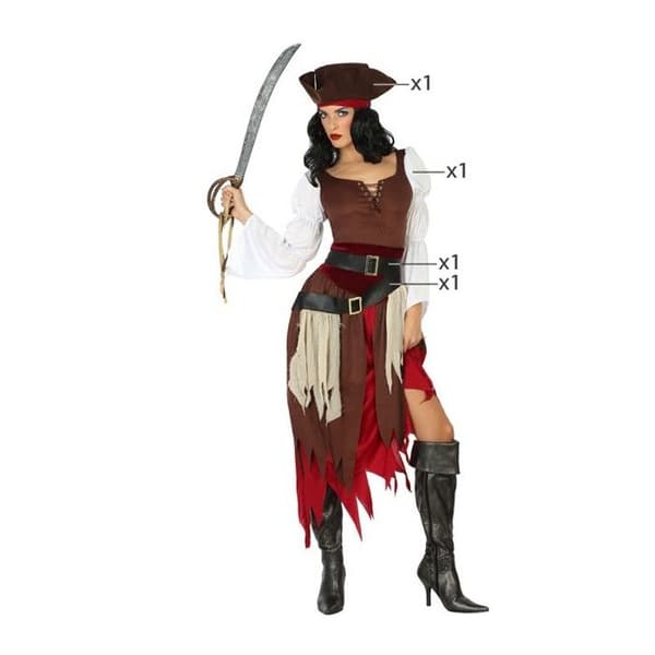 Pirates of the Caribbean kostym för kvinnor