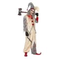 Miniatyrbilde 3 av 8: Kostyme voksne Flerfarget Blodig klovn Mannlig morder (2 Deler) (2 pcs) - XL
