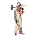Miniatyrbilde 5 av 8: Kostyme voksne Flerfarget Blodig klovn Mannlig morder (2 Deler) (2 pcs) - XL