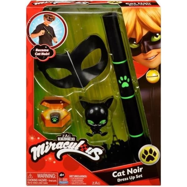 Miraculous Cat Noir Kostym Set - Cat Noir Dress Up Set