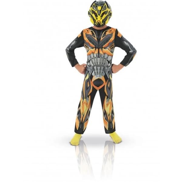 Bumblebee barndräkt - Transformers 4 - Helkroppsdräkt och gul och svart mask