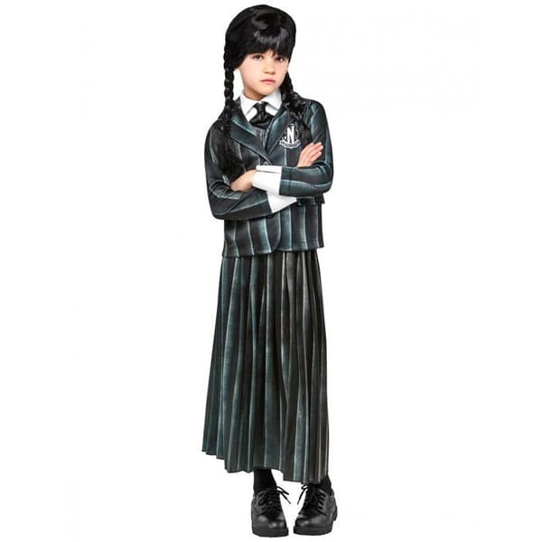 Onsdag Addams skoluniformdräkt för barn
