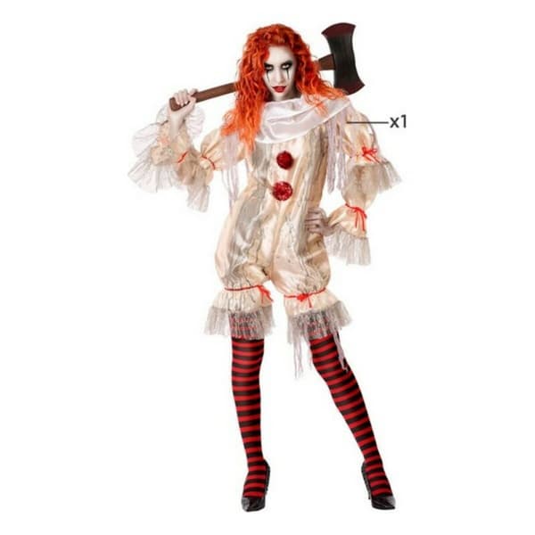 Kostume til voksne Beige Morder mand (1 Dele) (1 enheder) - M/L