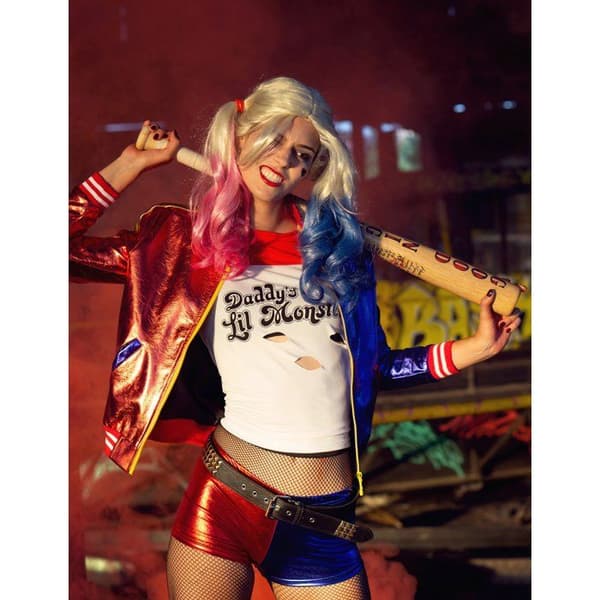 Harley Quinn kostym för vuxna