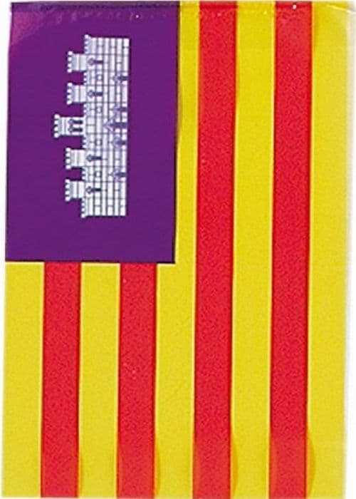 Verbetena - 011200080 - Balearisk plastflagga 20 x 30 cm, ficka 5 x 10 meter ()