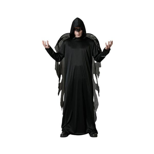 Kostume til voksne Sort engel M/L