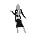 Miniatyrbillede 6 af 9: Kostume til voksne Sort Skelet M/L