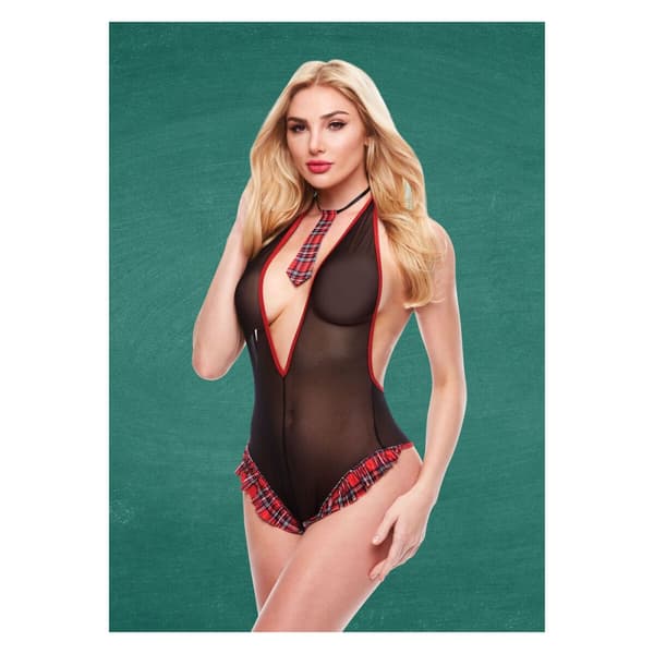 Erotisk Kostume Teacher’s Pet School Girl Multifarvet M/L