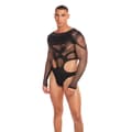 Miniatyrbillede 1 af 3: Body Rainbow Party Sort S/M