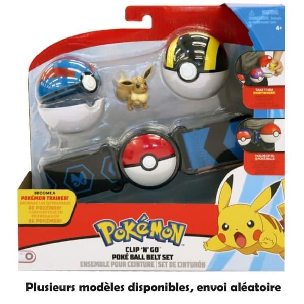 Pokémon Pokéball Bälte - BANDAI - Justerbar - Röd - För barn - Med ljud