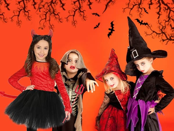 Djävul / Demon - Halloween Set för barn