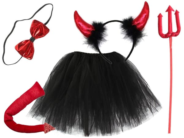 Djävul / Demon - Halloween Set för barn