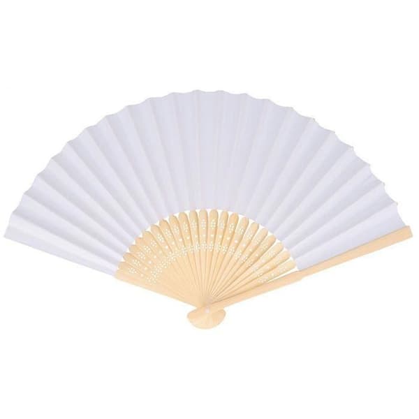 Pappersfläkt - GENERISK - Vit - 24,5 x 30,5 x 0,5 cm - Inomhus - Blandat