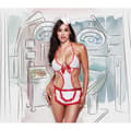 Miniatyrbild 3 av 5: Erotiskt Kostym Baci Lingerie 1234 Vit One size