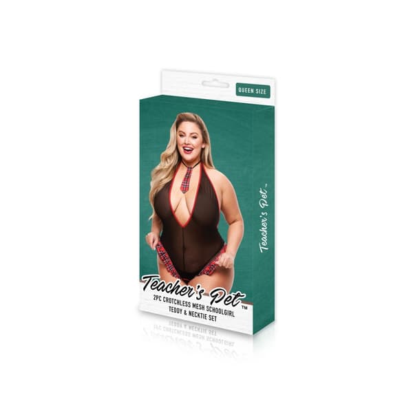 Erotiskt Kostym Teacher’s Pet School Girl Multicolour Queen size