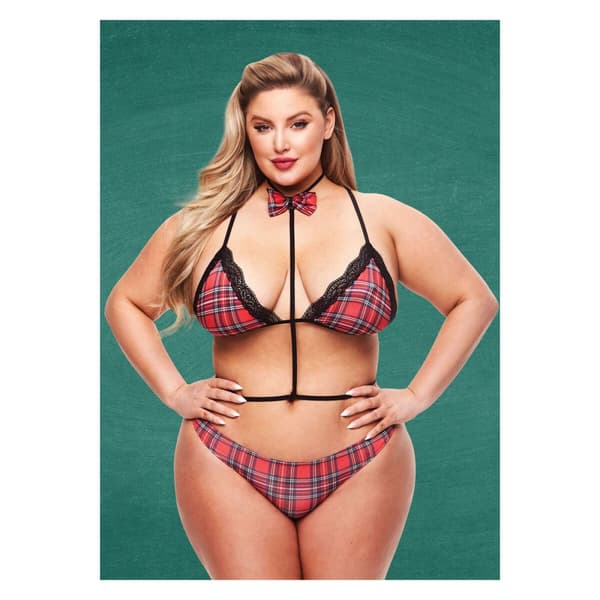 Erotiskt Kostym Teacher’s Pet School Girl Multicolour Queen size