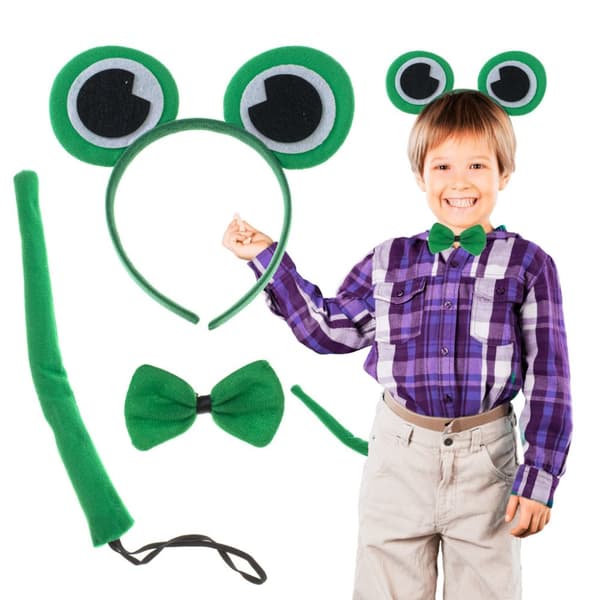 Sammakkopääpanta + rusetti + häntäpuku