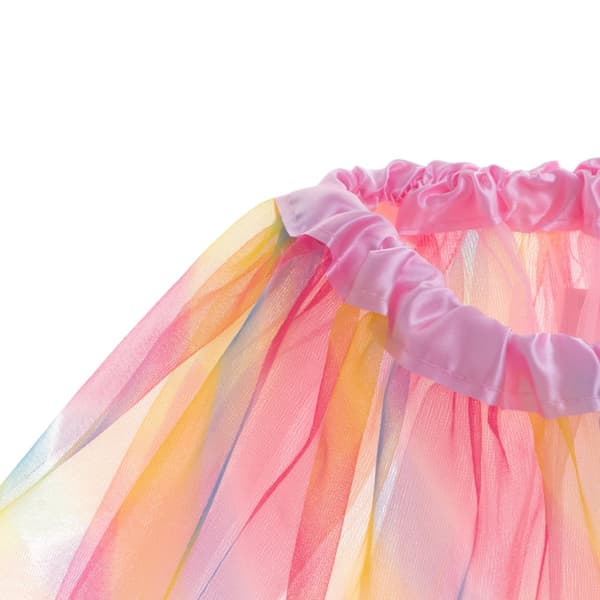Tulle tutu kjol kostym karneval kostym regnbåge fancy dress