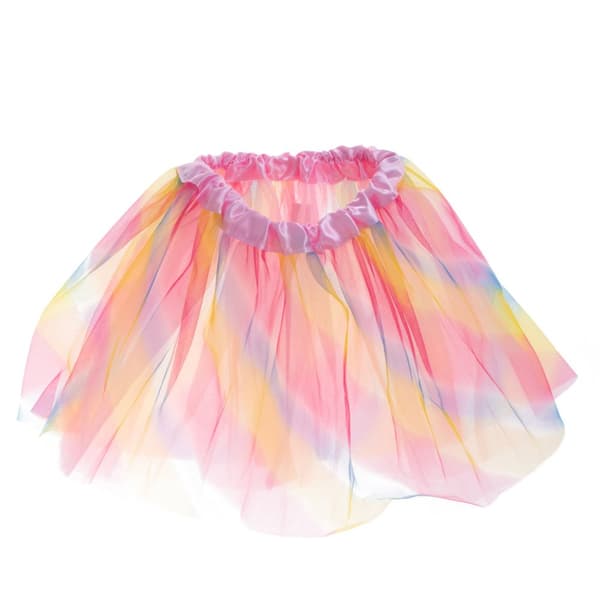 Tulle tutu kjol kostym karneval kostym regnbåge fancy dress