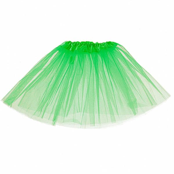 Tulle tutu kjol kostym karneval kostym grön förklädnad