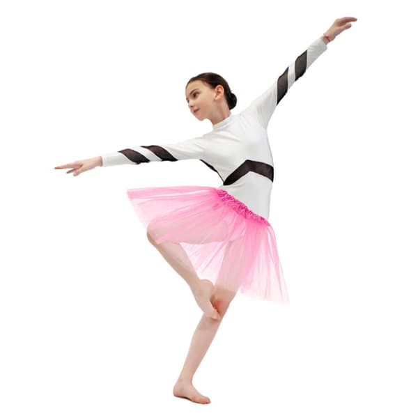 Tulle tutu kjol kostym karneval kostym rosa
