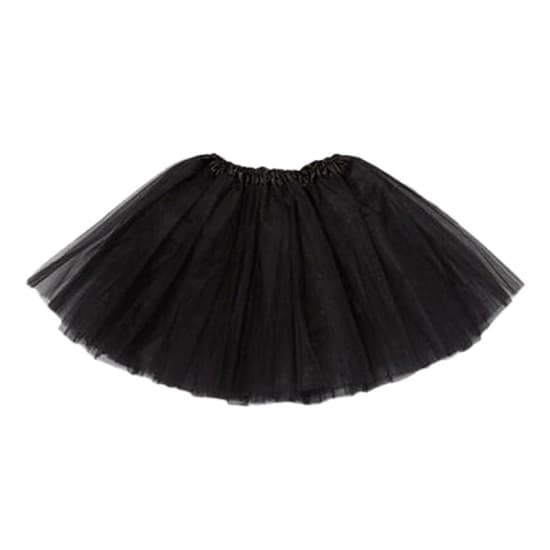 Tulle tutu nederdel kostume karneval kostume fancy kjole sort