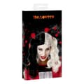 Miniatyrbild 2 av 4: Peruk till Halloween Vit Harlekinfigur