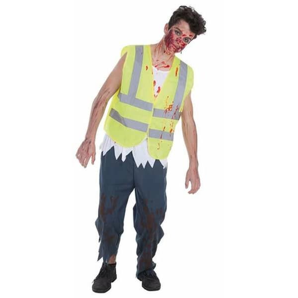 Maskeraddräkt vuxna Driver Zombie M/L (3 Delar)