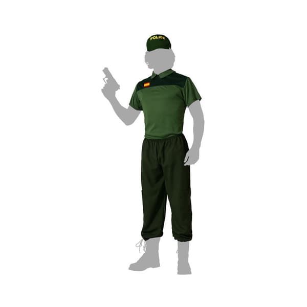 Maskeraddräkt vuxna Civilvakt Män - XL