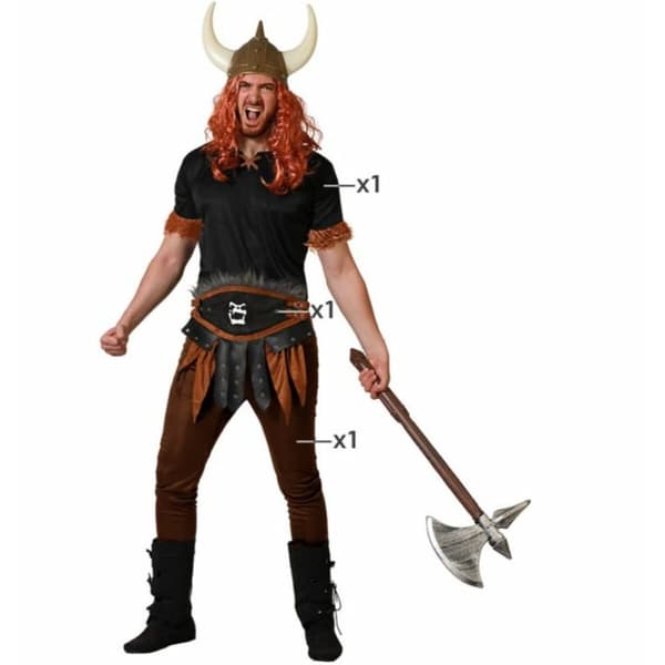 Maskeraddräkt vuxna Viking - XS/S