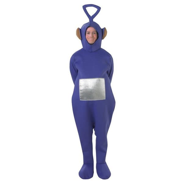 Teletubbies Tinky Winky Costume - RUBIES - Vuxen - 3 stycken - Blå och lila