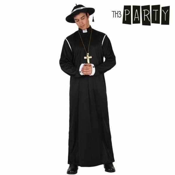 Kostume til voksne Th3 Party Sort (3 Dele) - M/L