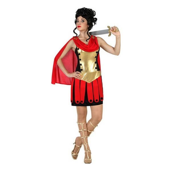 Kostume til voksne (2 pcs) Kvindelig romersk kriger - XL