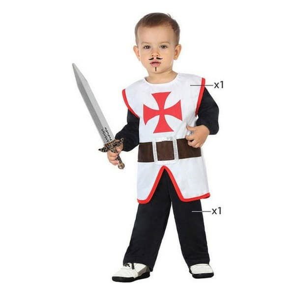 Kostume til babyer Multifarvet Korsridder (2 Dele) (2 pcs) - 6-12 måneder