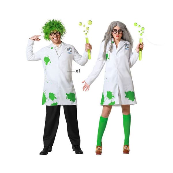 Kostume til voksne M/L Videnskabsmand