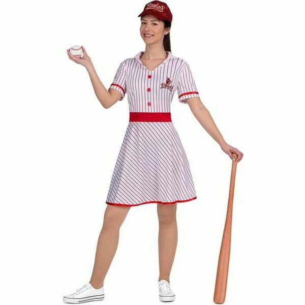 Kostume til voksne My Other Me Baseball Vintage Rød - S