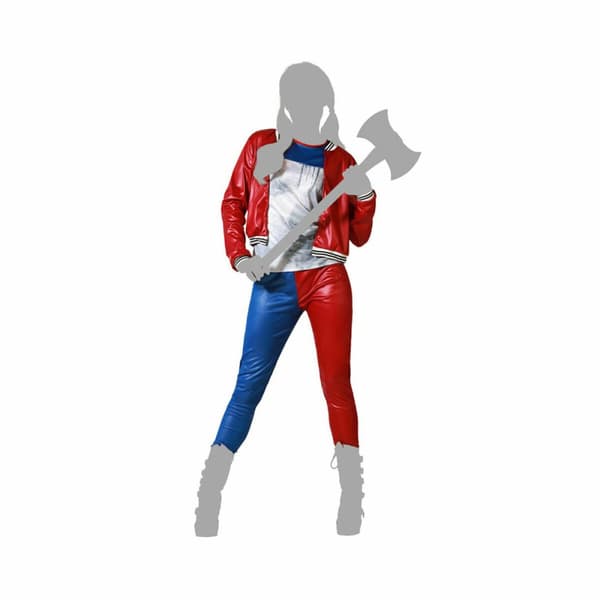 Kostume til voksne Blødende harlekin Dame - XS/S