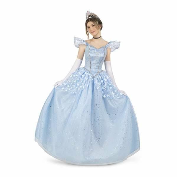 Aikuisten asut My Other Me Sininen Prinsessa 3 Kappaletta - L