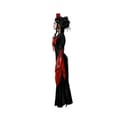 Miniatyrbillede 2 af 7: Kostume til voksne Kvindelig vampyr M/L