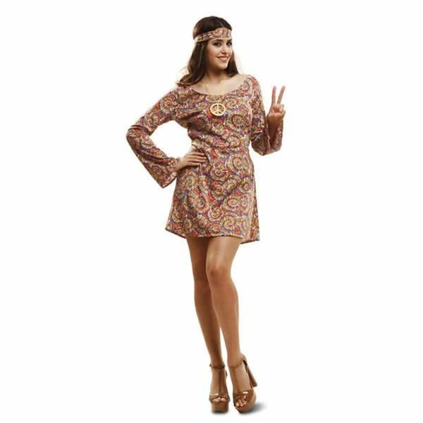 Aikuisten asut My Other Me Hippie - XXL