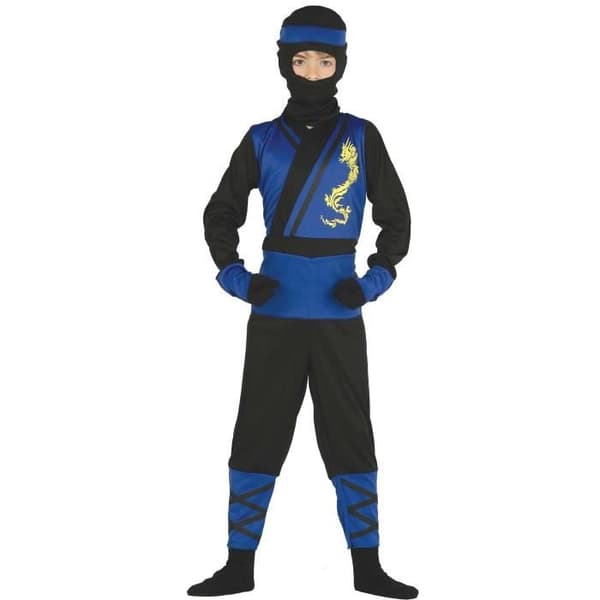 Barndräkt - ALPEXE - Ninja - Blå - Inomhus - 5 år och uppåt