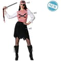 Miniatyrbild 2 av 2: Piratdräkt - ATOSA - Vuxen kvinna - Svart - 3 delar - Karneval